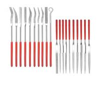 NIYATA 20Pcs Mini Limes a Aiguilles en Diamantée, Jeu de Lime Aiguille Metal, Jeu de Limes Précision, Limes de Précision pour Verre, Pierre,Bois,Solides et Durables