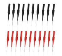 NIYATA 20PCS Pointe de Touche Multimetre,0.7MM Sonde de Test Aiguille,Pointe Fine Multimètre pour Fluke,pour La Réparation Automobile,Très Fin,Bonne Elasticité