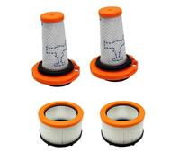 NIYATA 4Pcs Filtre pour Rowenta XFRORCE FLEX 9.60, 2 Filtres Aspirateur pour Xforce Flex 9.60,2 Pré-Filtres + 2 Filtres Moteur,ZR009010,ZR009012