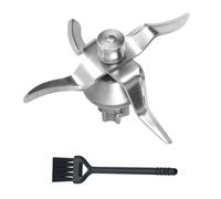 NIYATA Couteau pour Thermomix TM31, Accessoires Pièces Détachées en Acier Inoxydable pour,avec 4 Lames et Brosse de Nettoyage