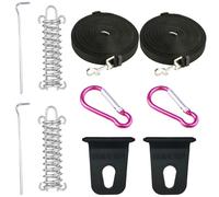 NIYATA Kit d'arrimage pour auvent, 10 sangles anti-tempête, compatibles avec F35 F45 F65 Caravane, pour auvent de caravane, kit d'arrimage, accessoires d'auvent