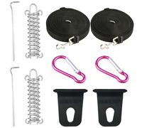 NIYATA Lanière de serrage à crochets robuste, sangles anti-tempête pour auvent, kit de fixation pour auvent, pour auvents de caravane, kit de fixation, accessoires pour auvent