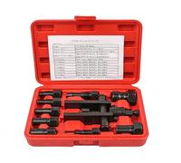 NIYATA Lot de 10 extracteurs de roulement, kit de retrait de roulement de roue, kit d'outils de moto, extracteur de roulement, outil de retrait de roulement, extracteur de roulement aveugle