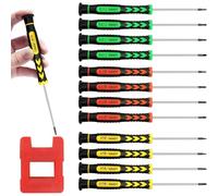 NIYATA Mini tournevis de précision 13 pièces avec magnétiseur, ensemble de tournevis de précision, tournevis cruciforme, utilisé pour réparer lunettes, montres, téléphones portables