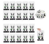 NIYATA Sachet Cadeau Panda, 20Pcs Sac de Faveur pour Anniversaire, 25,5 x 16,2 cm