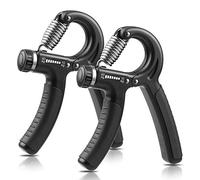 NIYIKOW Lot de 2 Hand Grip, Hand Grip Musculation, Résistance Réglable 22-132Lbs (10-60kg), Pince de Musculation Antidérapante, pour Athlètes et Exercices de Récupération de la Main