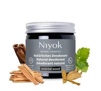 Niyok Crème déodorante anti-transpirante 2 en 1 - Bois d'Orient 40 ml