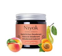 Niyok Crème déodorante anti-transpirante 2 en 1 - Peach perfect 40 ml