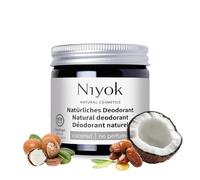 Niyok® 2-en-1 Déodorant Crème "Sans Parfum" (40ml) • Déodorant solide vegan et unisexe • Protection 24h contre la transpiration et les odeurs • Déo naturel sans aluminium • pour les peaux sensibles