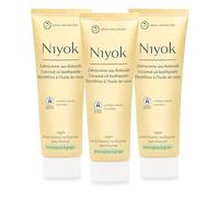 Niyok Dentifrice à la citronnelle et au gingembre, 75 ml | Dentifrice sans fluorure avec huile de noix de coco bio, xylite et craie pour une sensation de fraîcheur en la bouche