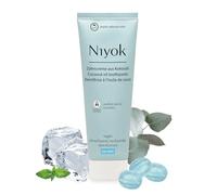 Niyok® Dentifrice à l'huile de coco bio « menthe glacée » (75 ml) • Dentifrice naturel pour des dents blanches • Soin intensif et fraîcheur • Protège les gencives • Sans fluorure et végétalien