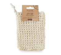 Niyok® Sachets de savon en sisal • Sachets en sisal pour savon • 100 % fibres végétales • Sac à savon pour douche ferme et shampooing solide • Sac à savon pour le rangement du savon • Sans plastique