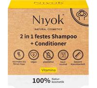 Niyok Shampooing solide 2 en 1 + après-shampooing - Vitamina 80 g