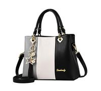 NIYUTA® Sacs portés main Femme de marque Mode Cabas Sacs portés épaule Sacs bandoulière Sac a main FR120 Noir