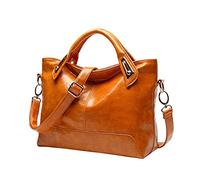 NIYUTA® Sacs portés main Femme de marque Mode Cabas Sacs portés épaule Sacs bandoulière Sac a main FR153 Marron