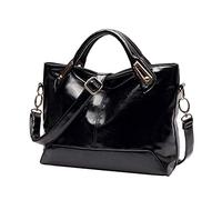 NIYUTA® Sacs portés main Femme de marque Mode Cabas Sacs portés épaule Sacs bandoulière Sac a main FR153 Noir