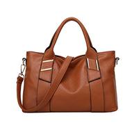 NIYUTA® Sacs portés main Femme de marque Mode Cabas Sacs portés épaule Sacs bandoulière Sac a main FR117 Marron