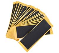 NIZEAMI 20 PièCes SéRies/Lot Noir Touche Pont Uncut Bande Autocollants Noir Mousse Grip Bande Autocollants 38Mm X 110Mm