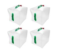 NIZEAMI Lot de 4 bidons d'eau pliables avec bec verseur de 20 l