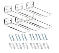 NIZEAMI Lot de 6 PréSentoirs à Chaussures Flottants, PréSentoir à Chaussures en LéVitation à Mural pour Collection de Baskets ou BoîTe à Chaussures