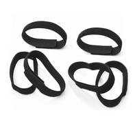 NIZEAMI Lot de 6 sangles élastiques pour bottes - Crochet et boucle pour le jardinage, la randonnée, le cyclisme, la pêche