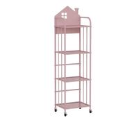 Nizer Bibliothèque en métal pour chambre à coucher, école, maison, bureau moderne