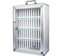 Nizer Box Nizer Box Armoire en aluminium 48 emplacements avec serrure Idéal pour les bureaux, les écoles et les événements