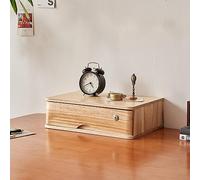 Nizer de bureau en bois avec verrou 1/2/3/4 niveaux Armoire de rangement sécurisée pour fournitures de bureau Élégante solution de rangement de fichiers à plusieurs niveaux
