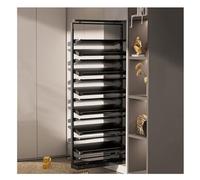 Nizer Étagère à chaussures empilable réglable - Peu encombrant pour placards, cabi et entrées - Optimise l'espace, garde les chaussures propres et bien rangées, design