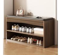 Nizer Étagère à chaussures moderne avec coussin doux pour économiser de l'espace pour entrée Solution de rangement élégante pour couloir Présentoir de chaussures polyvalent pour décoration d'intérieur