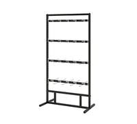 Nizer Étagère à chaussures multifonction à 4 niveaux pour chaussettes, sous-vêtements, gants, vente au détail, accessoires, magasin de vêtements, design compact