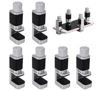 Nizirioo 6 pièces de fixation de pince métallique réglable, pince d'affichage LCD, pince de fixation clip écran LCD, outils de réparation d'écran de téléphone réglables pour smartphone et ordinateur