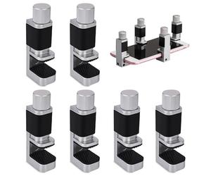 Nizirioo 6 pièces de fixation de pince métallique réglable, pince d'affichage LCD, pince de fixation clip écran LCD, outils de réparation d'écran de téléphone réglables pour smartphone et ordinateur