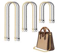Nizirioo 9 Pièces Chaîne De Sac À Main, Chaîne De Rechange En Métal, Chaîne DeRemplacement SacÀ Bandoulière Chaîne Pour Sac De Porte Feuille Bricolage Chaîne DeSac À Main Sac Bandoulière (3 Couleurs)