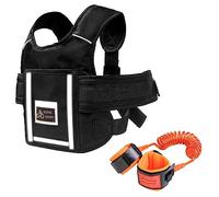 Nizirioo Ceinture De Sécurité Moto Pour Enfants, Réglable Harnais Moto Enfant Avec Anti-Perdu Poignet Ceinture Harnais De Sécurité Pour Harnais Réfléchissant Et Pliable Pour Les Enfants De 2 À 12 Ans