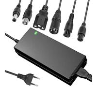 Nizirioo Chargeur pour scooter électrique Chargeur 42 V 2 A Câble de charge Hoverboard avec 6 connecteurs Ebike 42 V Chargeur batterie électrique 36 V avec 3 broches pour vélos électriques