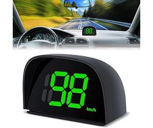 Nizirioo : Compteur de vitesse numérique universel HUD pour voiture, moto et vélo, écran de 2 pouces, noir