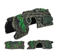 Nizirioo Décoration d'aquarium - Grande décoration d'aquarium - Tronc creux - Simulation tronc d'arbre - Polyrésine - Paysage d'aquarium - Décoration d'aquarium - Accessoires d'aquarium