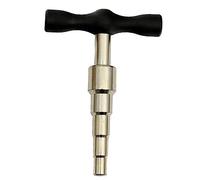 Nizirioo Ébavureur d'étalonnage en T pour tube composite multicouche : mandrin d'étalonnage en métal (16, 20, 25, 32 mm) - Calibrage de tubes PEX - Multi-calibrage - Restauration du diamètre