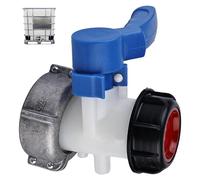 Nizirioo IBC Adaptateur Universel pour Réservoir Vanne Papillon Adaptateur DN50 (75 mm), Vanne Papillon Adaptateur, IBC Adaptateur de Réservoir d'eau Universel pour Robinet de vidange