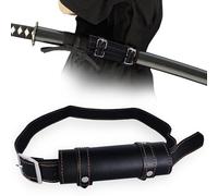 Nizirioo Katana Porte-épée avec Ceinture Noire 105cm Housse en Nylon Robuste pour un Transport Confortable Parfait Pour Les Amateurs De Cosplay & Samouraï Accessoire Pour Reconstitutions