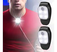 Nizirioo LED Clip Running Light Jogging Lampe à Clip Rechargeable USB RéFléChissante 2Pcs Clip de LumièRe de Course à Clipser pour Joggers Mini Lampe Frontale pour La Course Plein Air Jogging Chien