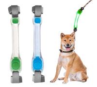 Nizirioo Lot de 2 bandes lumineuses LED rechargeables par USB - Bande lumineuse pour chiens et chats - Facile à attacher
