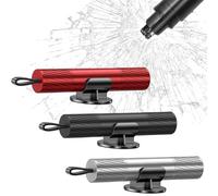 Nizirioo - Lot de 3 marteaux d'urgence pour voiture avec coupe-ceinture - 2 en 1 - Marteau de sécurité pour voiture, briseur de vitre amortissant - Version pour sous-marin et terre pour voiture, bus