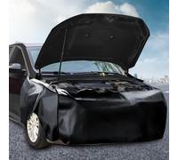 Nizirioo Lot de 3 protections d'aile Matelas : protection d'aile antidérapante, tapis magnétique d'aile, embrayage étanche, réparation automobile avec crochet, Auto Univers (M, noir)