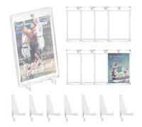 Nizirioo Porte-Cartes Magnétique 35PT : Lot de 8 Pochettes Rigides pour Cartes à Collectionner, Protection UV, Étuis Magnétiques