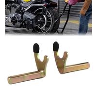 Nizirioo Support de fourche pour support de moto, support de fourche pour support de montage, support de griffe pour adaptateur oscillant, crochet de levage oscillant pour cric de moto (tube carré en