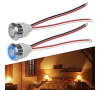 Nizirioo Variateur Tactile LED : 2 Pièces 5-24 V DC Interrupteur Tactile Variateur d'Intensité Variable en Continu pour Éclairage, Armoire