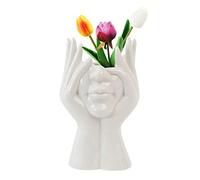 Nizirioo Vase à Tête Artistique Abstrait : Moderne Chic Forme Féminine Demi-Corps Humain pour Fleurs, Boho Décoration de Table, Bureau, Cuisine et Maison