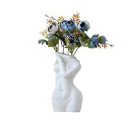 Vase Corps Féminin Vase à Fleurs Décoration Boho : Nizirioo Moderne Vase Chic Forme de Corps Humain Vase Décoratif pour Papeterie, Pinceau de Maquillage, Plante, Fleurs séchées